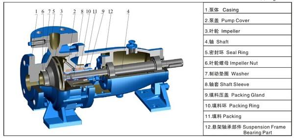 离心泵结构图